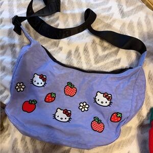 Hello kitty x Baggu crossbody medium crescent bag